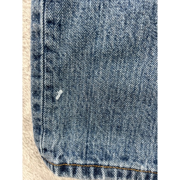 VTG Levis 501 Jeans Mens Sz 36x34 Medium Wash Button Fly Straight Leg 90s - Picture 2 of 14